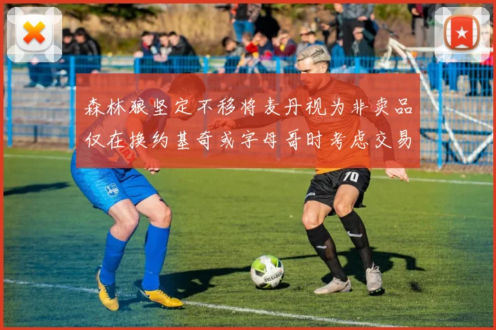 森林狼坚定不移将麦丹视为非卖品仅在换约基奇或字母哥时考虑交易